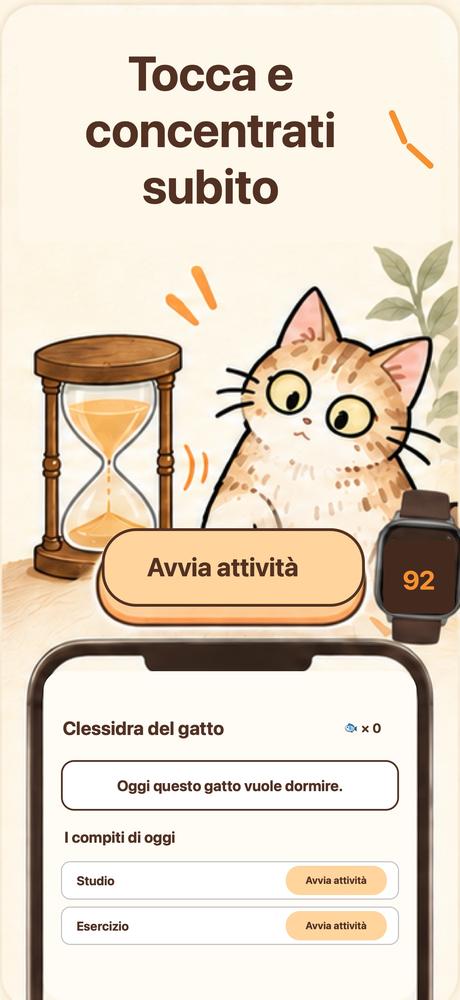 Clessidra del gatto · Uno sguardo da vicino 1