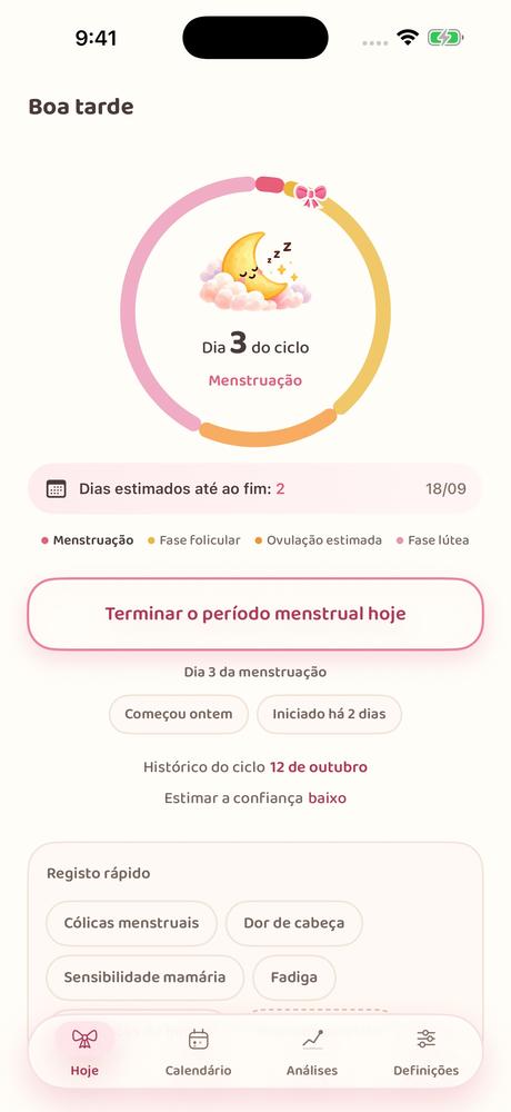 O meu ciclo · Conhecer melhor 1