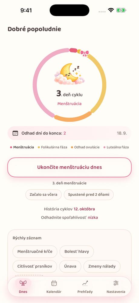 Môj cyklus · Bližší pohľad 1