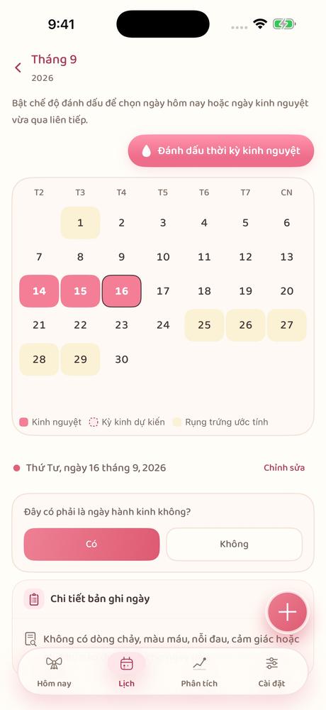 Chu kỳ của tôi · Xem kỹ hơn 2