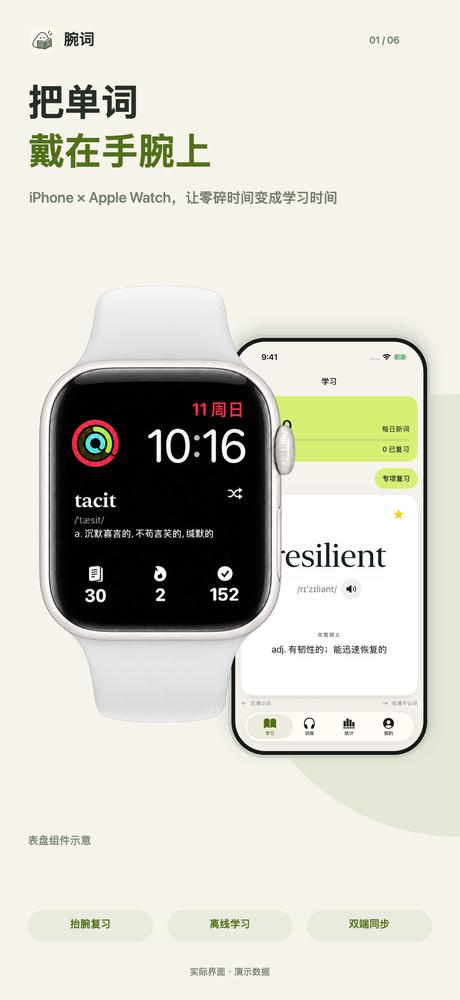 腕词 · 应用截图 1